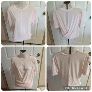 Size 8 Lululemon Strawberry Milkshake Lightweight Mesh Reversible Yoga T-Shirt